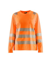 Blaklader WOMEN'S HI-VIS LONG SLEEVE T-SHIRT (UV)