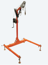 FallTech 5pc Confined Space Davit System with 12" to 29" Offset Davit Arm and Winch