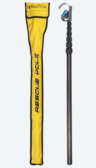 FallTech Adjustable-reach Carbon Fiber Rescue Pole with Carabiner