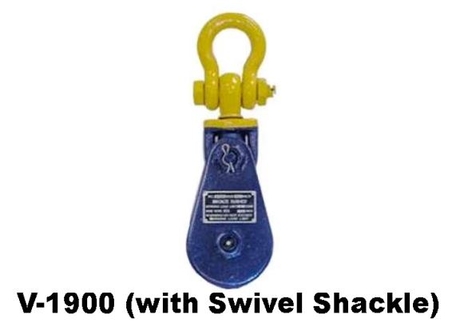 V-1900 Snatch Block with Swivel Shackle - Lowest prices & free shipping ...